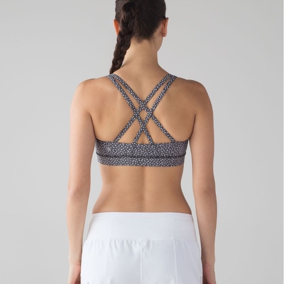 lululemon Energy Bra Frozen Fizz White Luxtreme Black sz6 - Picture 12 of 13